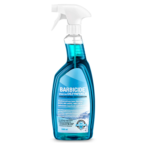 BARBICIDE - Spray bez zapachu do dezynfekcji wszystkich powierzchni 1000 ml